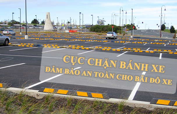 Cục chặn bánh xe cao su