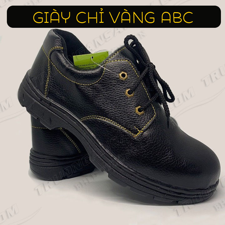 Giày Bảo Hộ ABC Chỉ Vàng