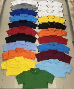 Áo thun văn phòng polo – vải cá sấu – đủ màu
