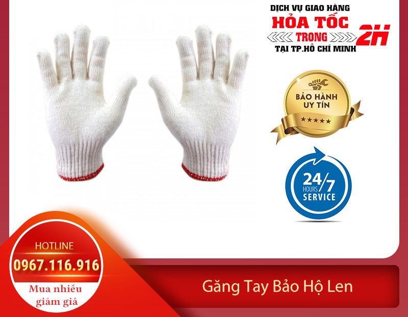 Găng Tay Bảo Hộ Len