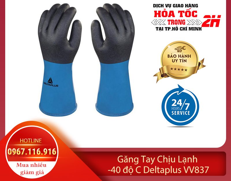 Găng tay chịu lạnh -40 độ C Deltaplus VV837