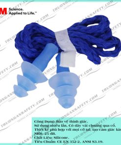 Nút bịt tai chống ồn có dây 3M 1290 chính hãng