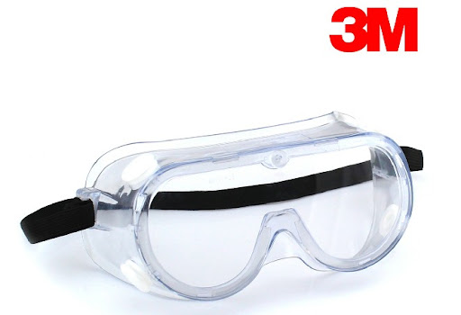 Kính Chống Hoá chất, Kính Bảo Hộ 3M 1621