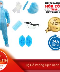Bộ Đồ Phòng Dịch Xanh 7 Món