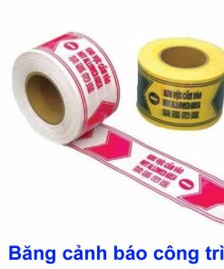 Băng rào cảnh báo công trình – rộng 8cm dài 100 mét