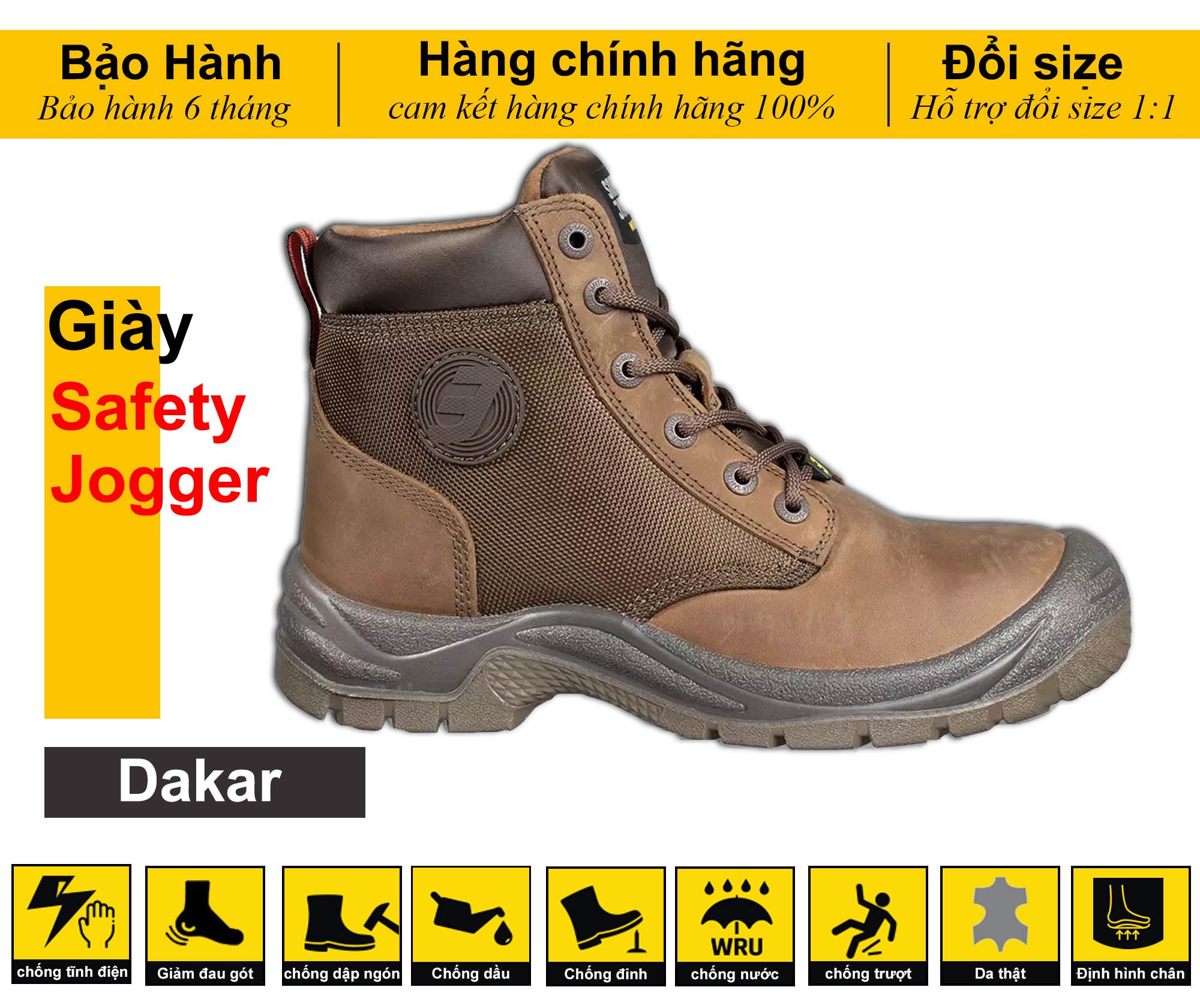 Giày Bảo Hộ Jogger Dakar S3
