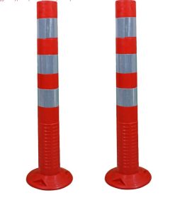 Cọc tiêu dẻo phản quang nhựa PE cao 75cm